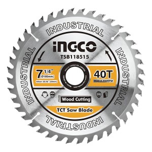 Disco Corte Madera Sierra Circular Ingco 7 1/4'' Tsb118515