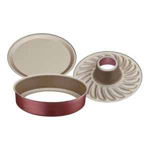 Molde Tortera 3 Pz. Tramontina Desmontable Re Movible 26 Cm