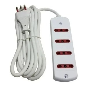 Zapatilla Alargue 4 Tomas Modulares Cable 3 Metros