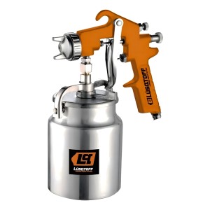 Pistola De Pintar Alta Presion Tacho Metalico 1lt Lusqtoff