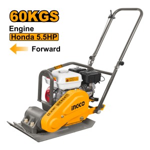 Placa Compactadora A Gasolina 5.5 Hp Ingco Gcp060-1
