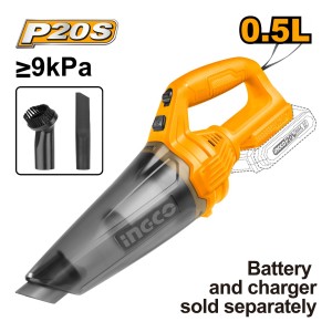 Aspiradora 20v P20s 0.5 Lt Ingco Cvli201261