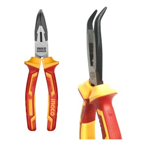 Alicate Aislado 8 Punta Doblada Hibnp28208 Ingco - L N F