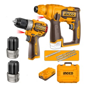 Kit Combo 16v Brushless Valija 2 Baterias Ingco Cosli241295