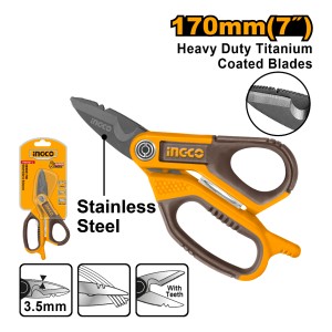 Tijera De Electricista 7 Uso Rudo Ingco Hes051708 - L N F