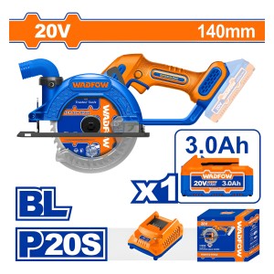 Sierra Circular P20s 140mm C Bat 3.0ah Carg Wadfow Wlwp5631