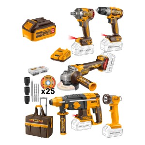 Kit Herramientas Ingco + Valija Ckli2058