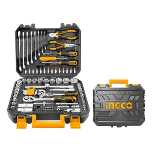Set Kit 100 Herramientas Dado Pinza Llave Valija Hkthp21001