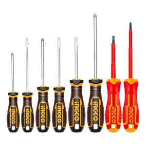 Set De 8 Piezas Destornilladores + Aislados Ingco Hksds0838