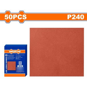 Lijas Papel Madera Grano 240 Wadfow Wsm2506 1 Unid.