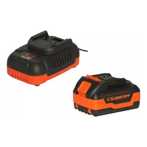Set Cargador + Bateria 18v 4,0 Amp 54w Lusqtoff Lbc1840-9