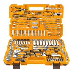 Set Kit 156 Herramientas Surtidas + Maletín Ingco Hkthp21561