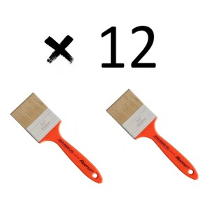 Pincel Naranja Roma 2 1/2 Calidad Económica Mango Plástico