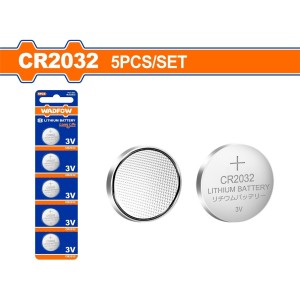 Pack Pila Cr2032 3v Wadfow Wjx2k32 Pack X 5 Unidades