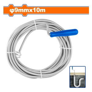 Flexible Limpiador De Cañerías 10m Wadfow Wdd2310 - Lnf