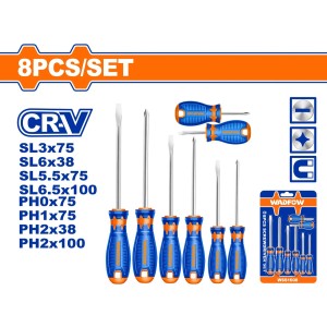 Juego 8 Destornilladores Wadfow