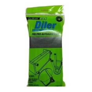 Fieltro Autoadhesivo 9x50cm Marrón Diler