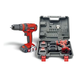 Taladro Atornillador Inalambrico 20v 2 Bateria Litio Maletin