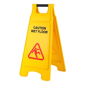 Cartel Advertencia Piso Mojado Wadfow Wyj4a60