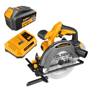 Sierra Circular Tolsen 20v 160 Mm Con Bat Y Carg - L N F
