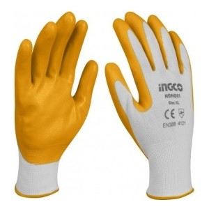 Guantes Palma Nitrilo De Trabajo Aceite Ingco Xl