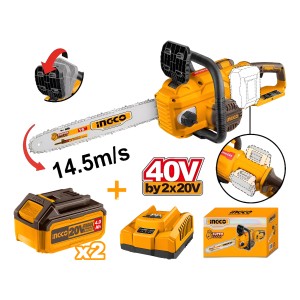 Motosierra 40v 16 Cgsli40168 Con Bat-carg Ingco - L N F