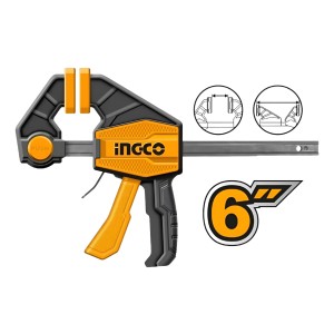 Prensa Rapida Auto Ajustable 6 60kg Ingco Hqbc01601