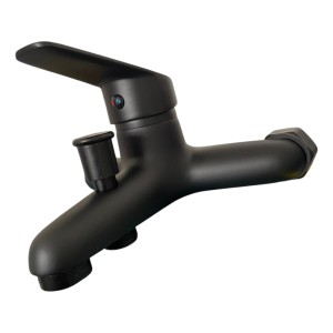 Bañera Ducha Completa Zinc Zanetti Negro Mate