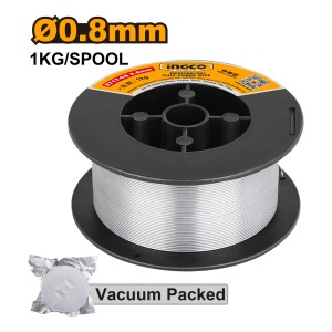 Rollo Alambre Soldar Flux 1kg X 0.8mm Ingco Ewsfc081001