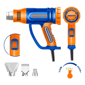 Pistola De Calor 2000w Temp Ajustable Wadfow Whg1520 Smf Color Azul