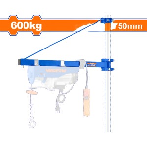 Soporte Para Aparejo Electrico 600kg 750mm Wadfow Wets1a01