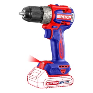 Taladro Atornillador 20v Brushless Emtop Ecdl206021