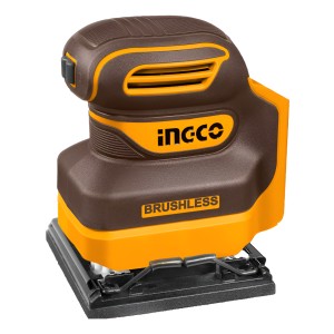 Lijadora Orbital 20v + Lijas Sin Bat/carg Ingco Cshsli2024