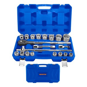 Juego De Dados 3/4 + Barras De Extensión Wadfow Wst4d21