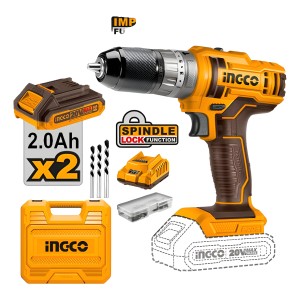 Atornillador Percutor Mandril Metal 20volt Ingco Cidli2014