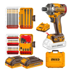 Atornillador Impacto 285nm C/2 + Valija Ingco Cosli250784