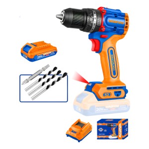 Taladro Atornillador Percutor 20v 52nm C/bat Wadfow Wcdp5282