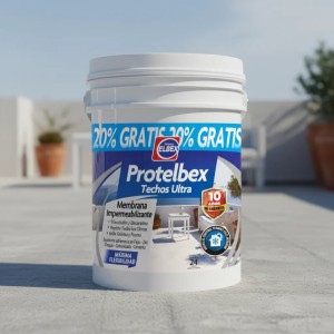 Pintura Protelbex Techos Ultra 20l + 4l Elbex - L N F