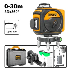 Nivel Laser 3d Verde Autonivelante Pro Ingco Hll255267 - Pg