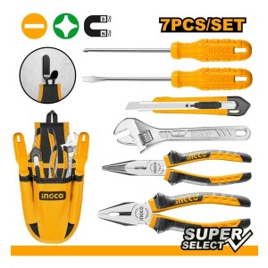 Set X7 Herramientas Manuales Hkthp20807 Ingco