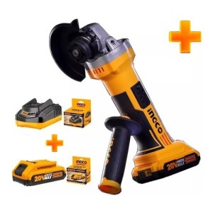 Amoladora Angular Inalámbrica Ingco Ing_ag14008