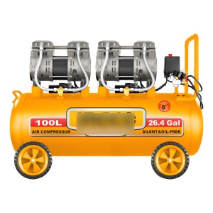 Compresor Aire 100l 3.2hp 8bar No Aceite Ingco Acs2241001