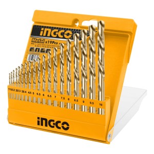 Juego De Mechas Para Metal Profesional 19pcs Ingco Akdb1195
