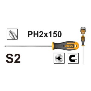 Desarmador Cruz Phillips Ingco Ph2 150 Mm