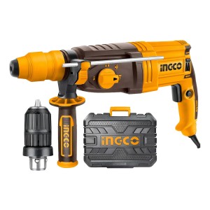 Rotomartillo 950w C Adaptador De Mandril En Valija Rgh9528-2 Amarillo 50 60hz