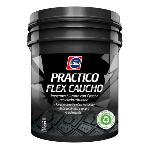 Membrana Liquida Flex Con Goma De Caucho 18kg Elbex.