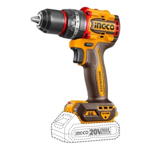 Taladro Atornillador Percutor 13mm Ingco Cidli206681 Color Amarillo 50hz/60hz