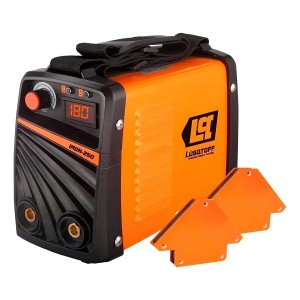 Soldadora Inverter Mma Inversor 180a Anti Stick Lusqtoff Color Naranja Frecuencia 50 Hz/60 Hz Naranja/negro
