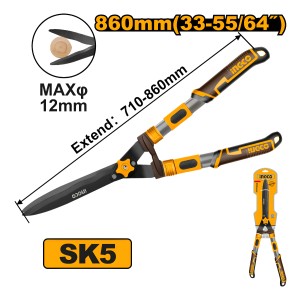 Tijera De Poda Corta Cerco 860mm Sk5 Ingco Hhs6306 - L N F