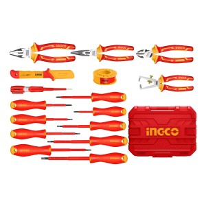 Set Herramientas Aisladas Dieléctricos 16 Pc Ingco Hkith1601